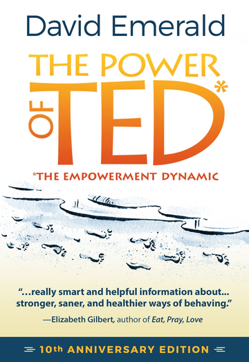 The Power of TED: The Empowerment Dynamic by David Emerald. Emerald describes the impact of drama triangles where there is a victim, rescuer, and persecutor and offers an alternate model where there is a creator, coach, and challenger.